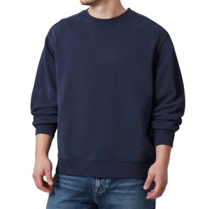 Sweat-shirt d'hiver pour homme, coupe classique, 100% coton molletonné, à capuche, respirant, manches longues, couleur unie - Product Image 1