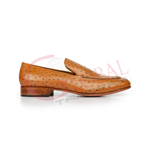 2026 Handmade Large Size Genuine Leather Men's Casual Loafer Light Weight Shoes with <b>Flat</b> Design for Wedding & Office - Product Image 5