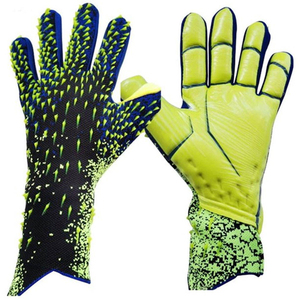 Top Selling Football Soccer Goalkeeper <b>Gloves</b> Thick <b>Latex</b> Without Finger Save Non Slip Wear Resistant Training <b>Gloves</b> OEM Custom - Product Image 2