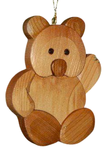 Intarsia Woodcraft Ornament and Magnet for Christmas Gift and Souvenir Durable Wood Ornament Handcrafted Customized Designs - Product Image 3