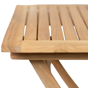 Solid <b>Wood</b> Folding Square <b>Dining</b> <b>Table</b> <b>Rustic</b> Modern Design 4-Seater <b>Dining</b> Room Furniture for Indoor/Outdoor Use - Product Image 2