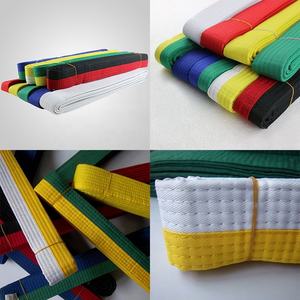 Cinturones de Jiu Jitsu Brasileño BJJ de 215 cm y 315 cm para Adultos A0-A4, Negro, Marrón, Morado, Azul, Blanco, Elásticos, 100% Algodón, Bordado de Nombre Gratuito - Product Image 4