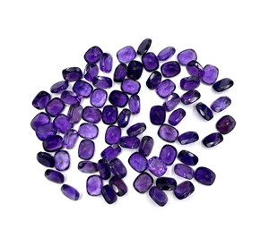 Natural African Amethyst Rectangle <b>Cushion</b> Cut Shape Loose Gemstone Sizes 5-14 MM , Purple Semi-Precious Stone for Jewelry Makin - Product Image 5