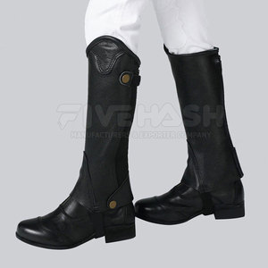 Mini protectores de cuero para patas de caballo, suaves y lisos, para uso en trabajos ecuestres al aire libre. - Product Image 4