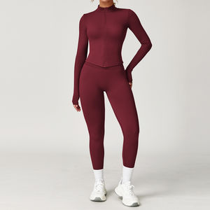 Conjunto de Yoga de 4 Piezas sin Costuras para Mujer, Ropa Deportiva de Gimnasio de 5 Piezas, Conjunto de Yoga para Mujer - Product Image 3