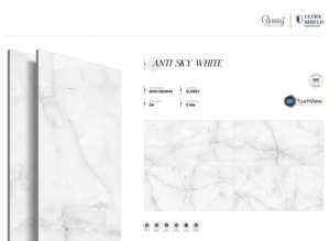 Azulejos de porcelana brillante de alta calidad 800x1600 1200x1800 750x1500mm Azulejos de gran formato para sala de estar, baño, cocina y pared - Product Image 3