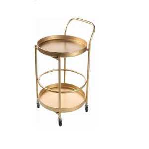 Chariot de rangement mobile à 3 niveaux en métal grillagé pour cuisine, salle de bain et maison, avec étagères et roulettes - Product Image 2