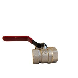 Robinet à boisseau sphérique forgé en laiton 32 mm 1 1/4 pouce léger à quart de tour pour l'arrêt de l'eau, plomberie résidentielle et irrigation - Product Image 1