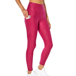 Leggings grande taille personnalisés en gros d'usine, doux et extensibles, pour le yoga et le sport, leggings de fitness grande taille pour femmes, design personnalisé - Product Image 4