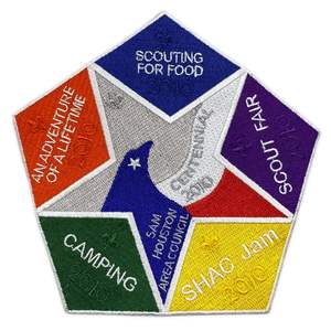 Écusson brodé en forme de bouclier pour service de sauveteurs, vente en gros, prix fabricant - Product Image 4