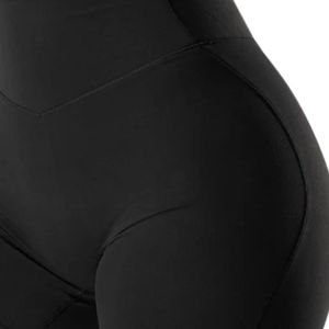 Shorts de compression taille haute noirs pour femmes, extensibles, pour la gym, la course, le yoga, l'entraînement, les sports athlétiques - Product Image 3