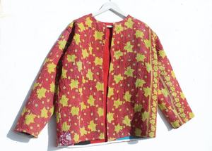 Veste Kantha vintage pour femmes Veste en patchwork Veste unique pour femmes - Product Image 4