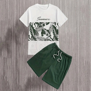 Conjunto de Camiseta y Pantalones Cortos Sublimados de Alta Calidad para Hombre, Tela Suave y Ligera, Estampado Duradero, Ropa Deportiva Elegante - Product Image 6