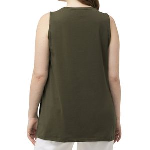 Camiseta Deportiva sin Mangas para Mujer, con Logotipo Personalizado, Talla Grande, de Algodón, Antiarrugas, Informal, para Gimnasio y Fitness - Product Image 4