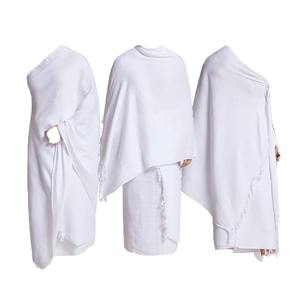 Ensemble Ihram élégant d'été 2 pièces OEM pour le Hajj et la Omra, pour hommes, en coton/polyester antistatique - Product Image 1