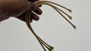Maniglia Metallica in Ottone per Borse, Maniglia Decorativa per Portafogli, Borse <span class=keywords><strong>a</strong></span> Mano, Clutch, Portamonete e Accessori Moda - Product Image 3