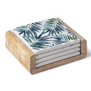 Sous-verres en MDF imprimés, finition décorative émaillée, résistants à la chaleur, protection de table pour la maison, la cuisine, la salle à manger, la décoration du café - Product Image 1