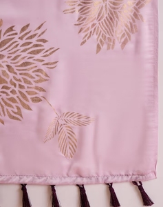 Sari de Diseño KV para Mujer, en Georgette Color Malva con Estampado, con Blusa sin Coser - Product Image 6