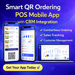 แอปพลิเคชันมือถือ POS สำหรับสั่งซื้อผ่าน QR Code ระดับมืออาชีพ พร้อมระบบ CRM สำหรับการสั่งซื้อแบบไร้สัมผัส ระบบอัตโนมัติในการขาย และการสร้างความสัมพันธ์กับลูกค้า - Product Image 5