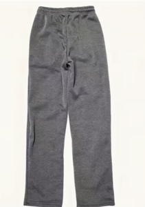 Pantalon de survêtement gris pour homme Hardihood International en polaire polyester/coton, taille élastique avec cordon de serrage, poches latérales, pantalon décontracté chaud - Product Image 2