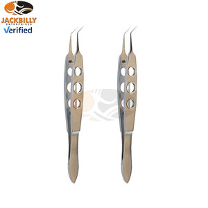 Pinces de fixation Castroviejo manuelles en acier inoxydable à dents, pour microchirurgie ophtalmique, directement de l'usine - Product Image 3