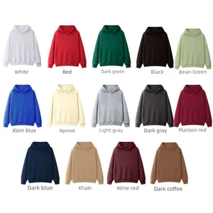 Sweat-shirts à capuche brodés pour hommes de qualité supérieure, style streetwear, coupe ample, 100% coton, doublure en molleton, respirants - Product Image 3