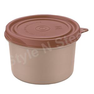 Fiambrera Micro Debbi de tamaño mini, kit de vasos de plástico exterior para almacenamiento de alimentos a granel, Juego de 3 paquetes para almacenamiento Tiffin - Product Image 1