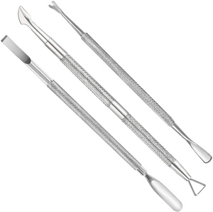 Empujadores de Cutículas Profesionales de Acero Inoxidable de Alta Calidad, Empujadores de Cutículas de Doble Punta, Empujadores de Uñas para Manicura y Cuidado de Uñas. - Product Image 2