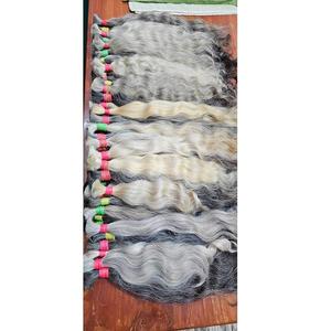ผมต่ออินเดียแท้ 100 กรัม เนื้อผมแบบ Double Weft จัดเรียงเกล็ดผมอย่างสมบูรณ์ ให้ความเงางามเป็นธรรมชาติ ดูเป็นธรรมชาติ ติดทนนาน - Product Image 2