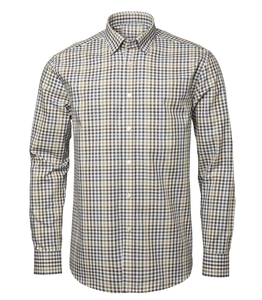 Camisa informal de mezcla de algodón cálida, diseño cómodo de manga larga para viajes de invierno, actividades al aire libre, camisa de franela para hombre, Premium - Product Image 1