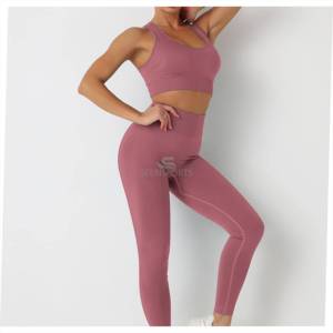 Pantalon de yoga évasé taille haute pour femme, ultra doux et élastique, effet seconde peau, pour le sport et le fitness en extérieur, collection 2025 - Product Image 3