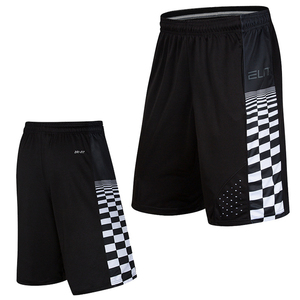 Shorts de basket-ball en polyester blanc pour hommes, très populaires, avec poches zippées, en maille épaisse, sublimation - Product Image 3