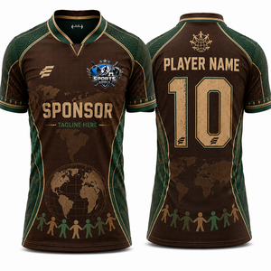 Premium Quality Football Jersey Custom Team Wear Soccer Shirt Short Sleeves Quick Dry <b>Moisture</b> Wicking Match Training Jerseys - Product Image 1