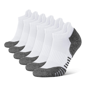 White Ankle <b>Socks</b> for <b>Running</b> Breathable Cotton Athletic <b>Socks</b> for Adults Summer Sports Wear - Product Image 3