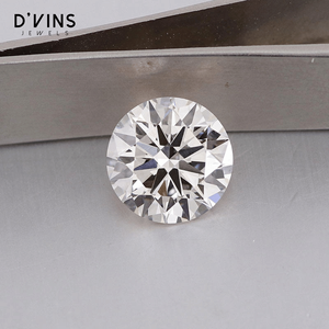 เพชรปลูกในห้องปฏิบัติการ D'vins Jewels ขายส่ง ขนาด 1 กะรัต 2 กะรัต 3 กะรัต 4 กะรัต 5 กะรัต รูปทรงกลมเจียระไนแบบบริลเลียนท์ สี D - Product Image 3