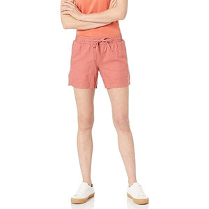 Breathable Anti-Wrinkle Yoga Shorts Built-In Inner Short Women's Outdoor Training 2 1 Soft Fabric Double Layer Loose Fit Mid - Product Image 1