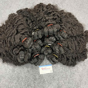 FLASH SALE 100% Vietnamese Human <b>Hair</b> <b>Extensions</b> Fuzz Weft <b>Curly</b> Virgin <b>Hair</b> Super Silky Factory Price High Quality Large Stock - Product Image 6