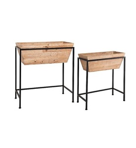 Fabricant fiable de jardinières en bois modernes et minimalistes pour la décoration intérieure du salon - Product Image 3
