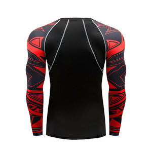Camiseta Deportiva Elástica con Logotipo y Nombre Personalizados, Unisex, Invierno, Sólida, Impresión por Transferencia de Calor, Transpirable, Ligera, 100% Poliéster - Product Image 3