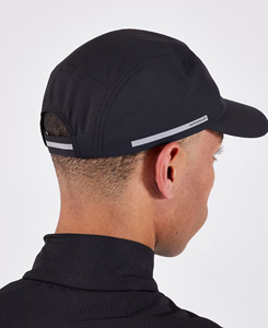 Casquette de baseball unisexe noire haute performance à 6 panneaux, respirante en maille, ajustée, sportive, pour l'extérieur, printemps-été, prix abordable, faible MOQ - Product Image 4