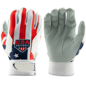 Youth American Football Receiver <b>Gloves</b> Breathable Fabric Custom Design Professional Multi-Functional UV Protection Non-Slip - Product Image 4