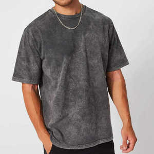 เสื้อยืดผู้ชายลายซันเฟด ลดราคาพิเศษ สไตล์ลำลอง สตรีทแวร์ ผ้าฝ้าย 100% ซักย้อมสีเอซิด รับสกรีนลายตามสั่ง - Product Image 4