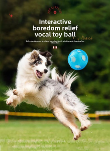Juguete Interactivo Ecológico para Mascotas, Pelota Flotante de TPR Resistente para Perros, Autoentretenimiento, Alivio del Aburrimiento, Diseño Moderno - Product Image 3