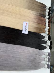 Extensiones de cabello humano crudo a granel de alta calidad 100% Real NASA Company de un solo donante Color de cabello natural a precio de fábrica - Product Image 3