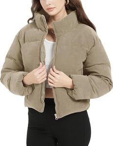 Women's Lightweight <b>Packable</b> Hooded Winter Quilted Puffer <b>Jacket</b> Detachable Sleeves Hat Zipper Closure Waterproof - Product Image 1