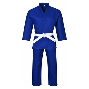 Uniforme de Artes Marciales Karate Gi Unisex para Adultos, 100% Algodón Blanco con Cinturón Negro, Corte Regular - Product Image 5