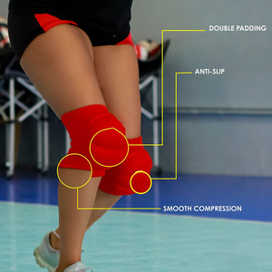 Sports Volleyball Knee Pads with Extra Support for Volleyball Soccer Basketball Dancing <b>Cycling</b> - Product Image 3