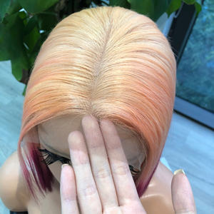 Vente en gros d'extensions de tissage de cheveux vietnamiens 100% Super qualité Double extrémités dessinées Grand prix pour les cheveux raides ombrés rose - Product Image 2