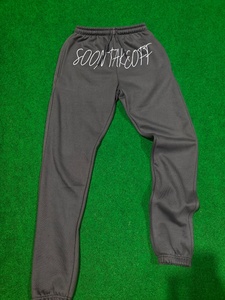 High Quality Sweatsuit For Men Screenprint Logo Pullover Drop Shoulder Hoodie With <b>Cuffed</b> Adjustable Drawstring <b>Jogger</b> - Product Image 4