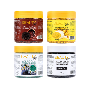 Cera Depilatoria Natural de Frijol de Belleza Palm Private Label con Aroma a Plátano, Azuleno y Chocolate para un Uso Indoloro en Todo Tipo de Piel - Product Image 1